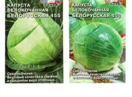 Семена капуста Белорусская 455 Б/К 0,5 г.